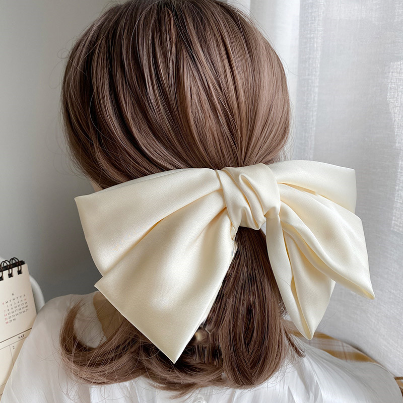 Elegant Big Satin Hair Bow