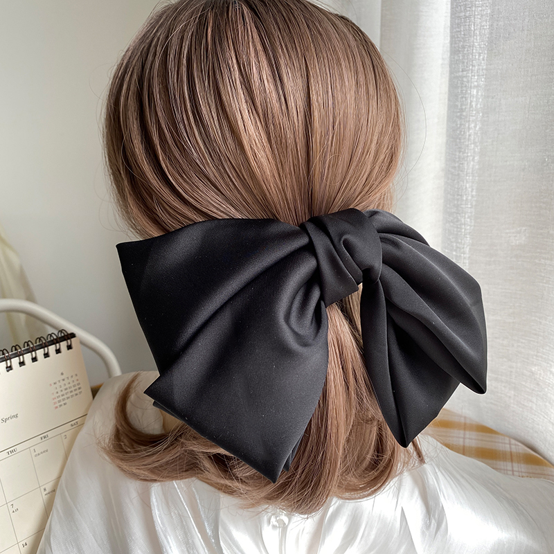 Elegant Big Satin Hair Bow