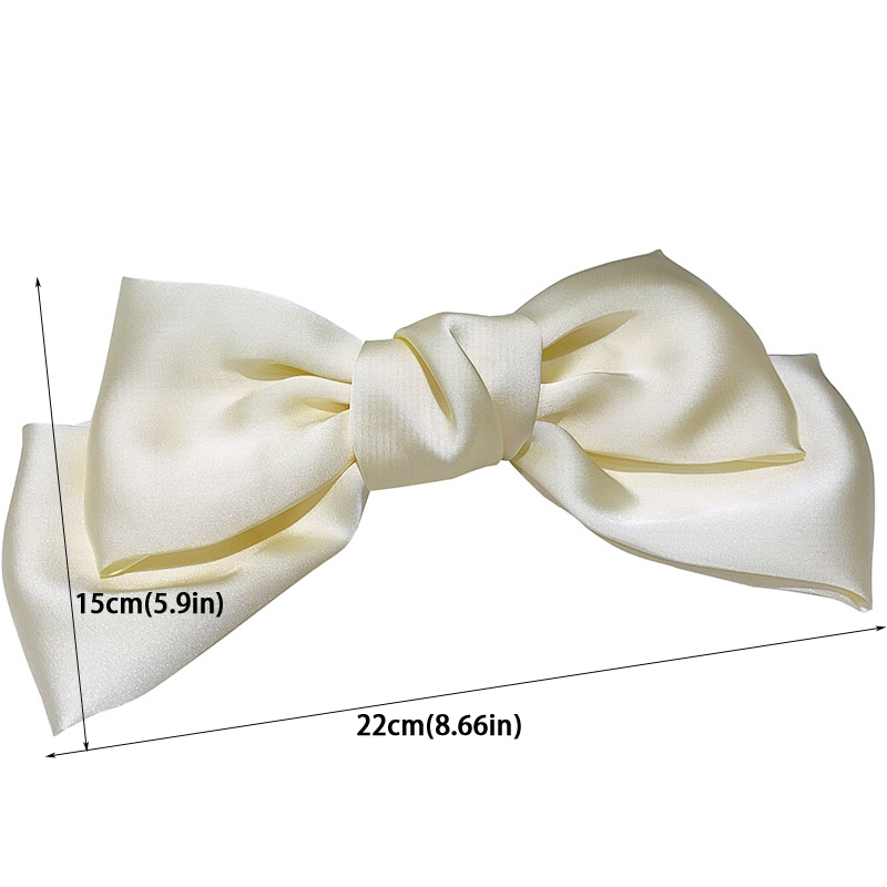 Elegant Big Satin Hair Bow