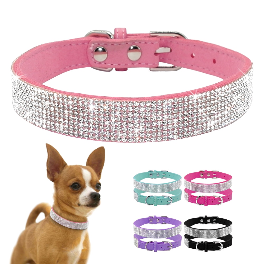 Elegant Crystal Dog Collar Elegant Crystal Dog Collar