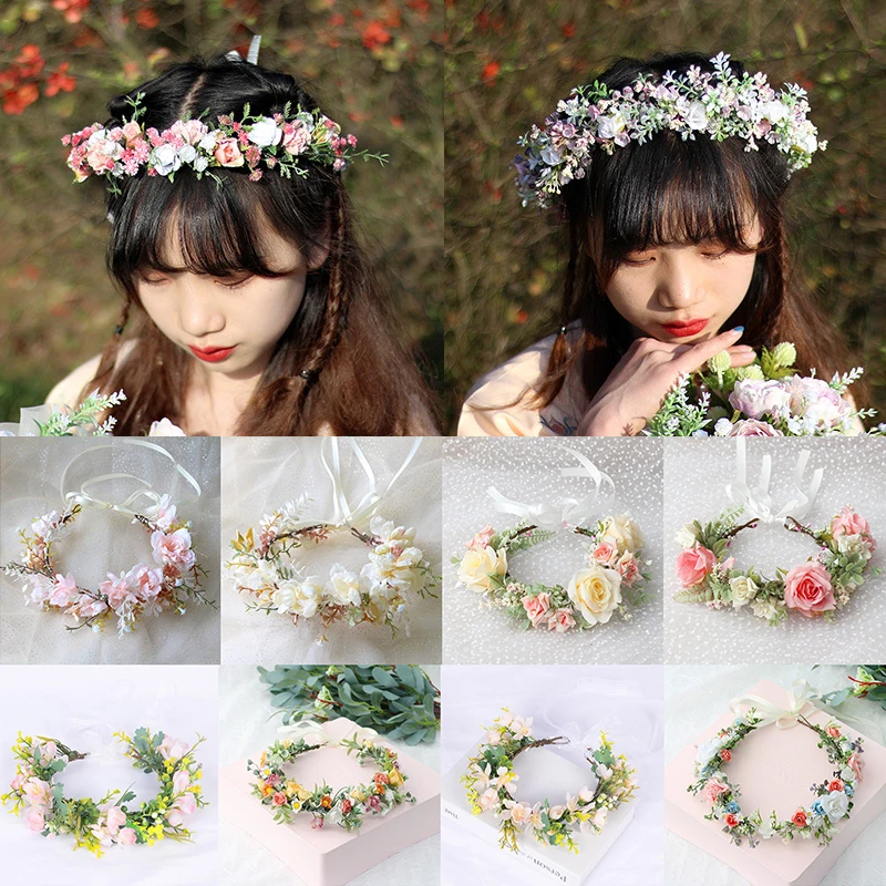 Elegant Floral Crown Headband
