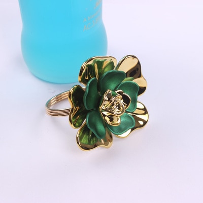 Elegant Flower Napkin Rings (6 pcs) Elegant Flower Napkin Rings (6 pcs)