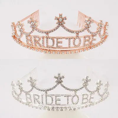 Elegant Rhinestone Bride To Be Tiara