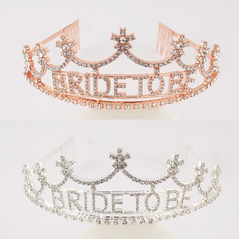 Elegant Rhinestone Bride To Be Tiara