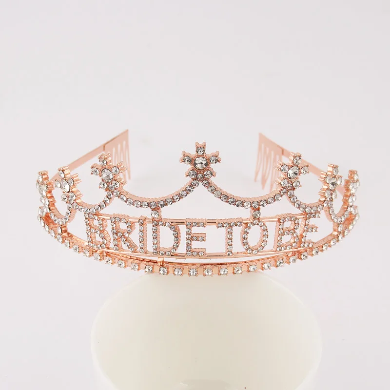 Elegant Rhinestone Bride To Be Tiara