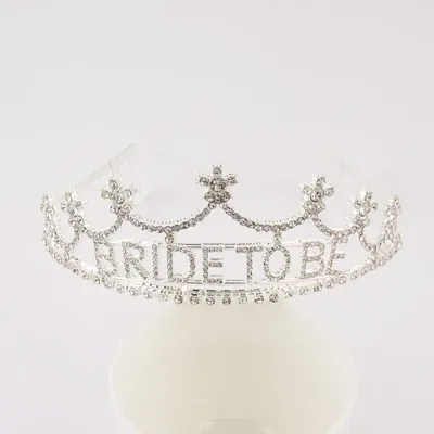 Elegant Rhinestone Bride To Be Tiara