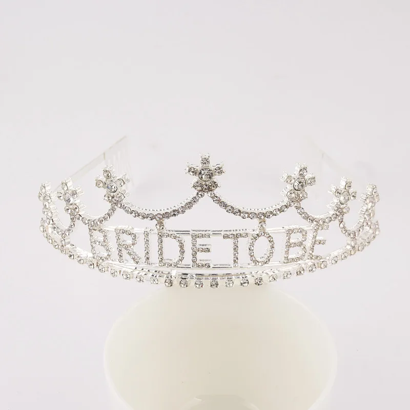 Elegant Rhinestone Bride To Be Tiara