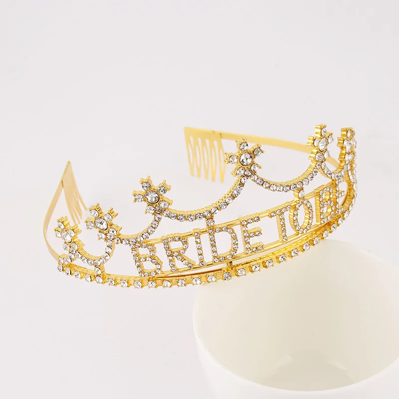 Elegant Rhinestone Bride To Be Tiara