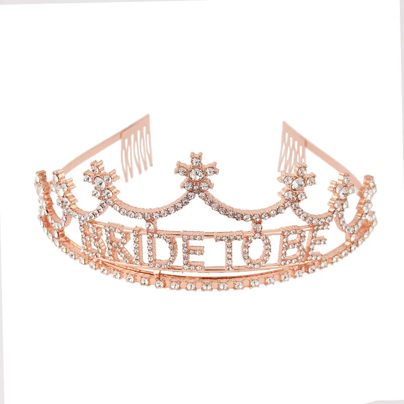 Elegant Rhinestone Bride To Be Tiara