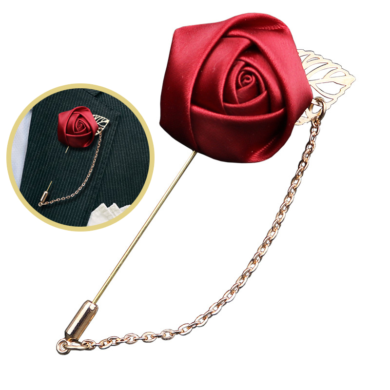 Elegant Rose Brooch Pin Accessory Elegant Rose Brooch Pin Accessory
