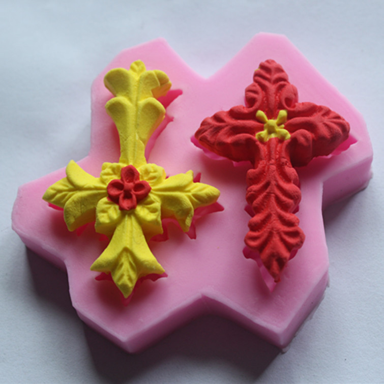 Elegant Silicone Cross Mold Elegant Silicone Cross Mold