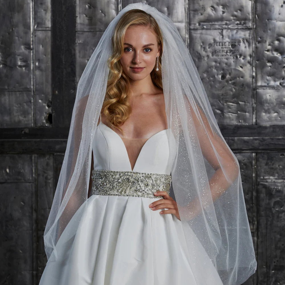 Elegant Sparkly Wedding Veil Elegant Sparkly Wedding Veil