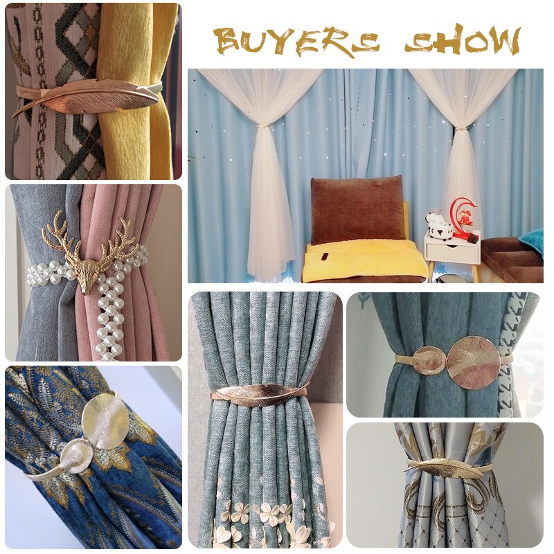 Elegant Strap Curtain Buckle Elegant Strap Curtain Buckle