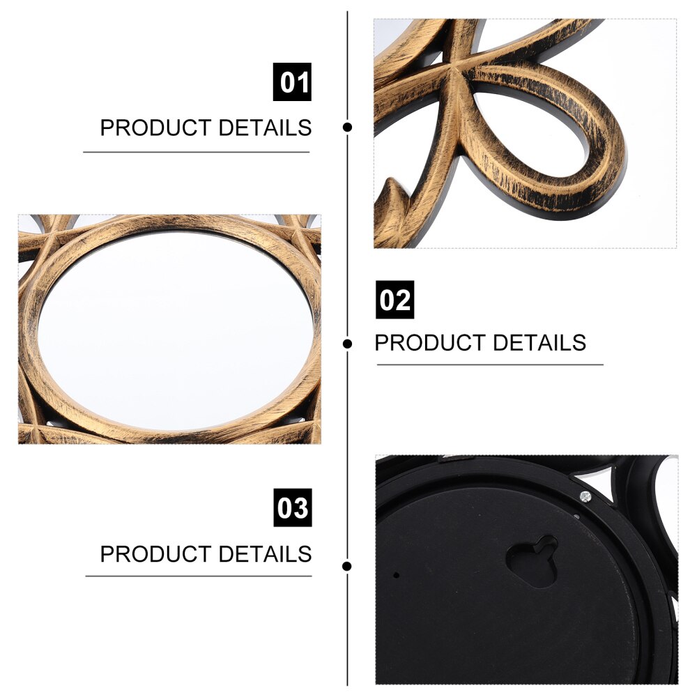 Elegant Vintage Wall Mirror (3 pcs) Elegant Vintage Wall Mirror (3 pcs)