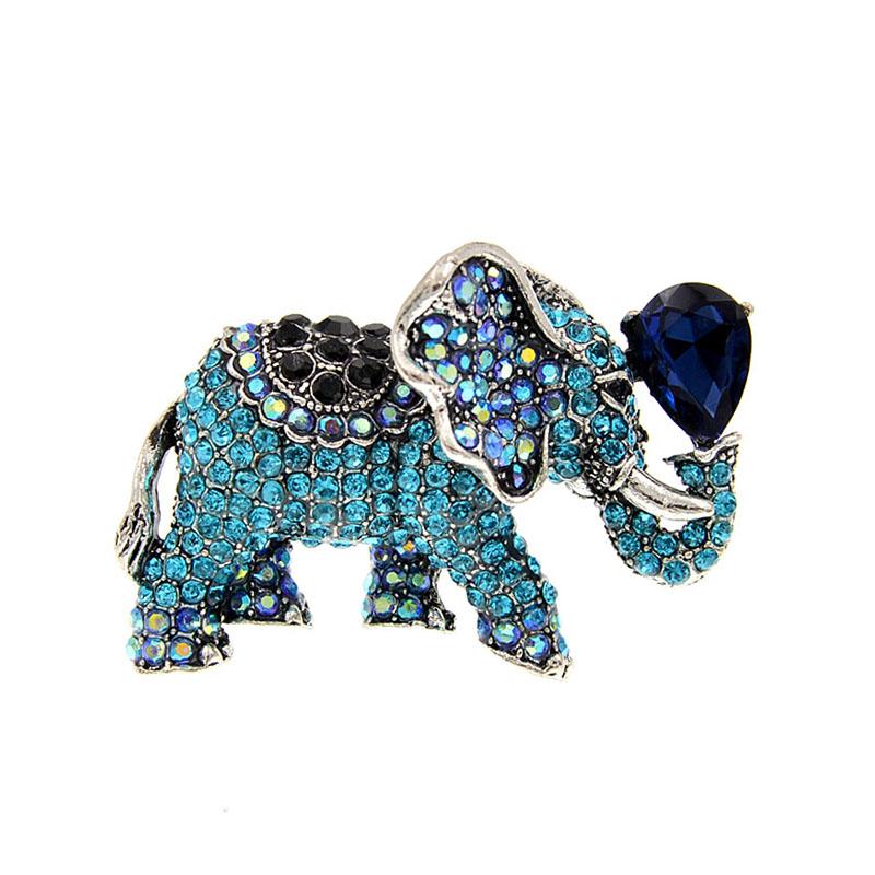 Elephant Brooch Ladies Elegant Accessory
