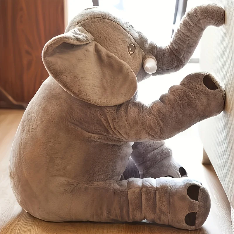 Elephant Design Pet Grinding Teeth Plush Toy Durable Chew Toy ForDog Interactive Supply