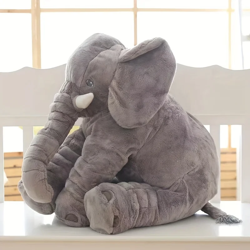 Elephant Design Pet Grinding Teeth Plush Toy Durable Chew Toy ForDog Interactive Supply