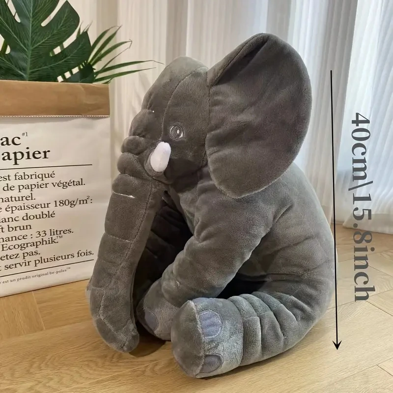 Elephant Design Pet Grinding Teeth Plush Toy Durable Chew Toy ForDog Interactive Supply