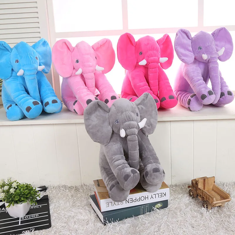 Elephant Design Pet Grinding Teeth Plush Toy Durable Chew Toy ForDog Interactive Supply
