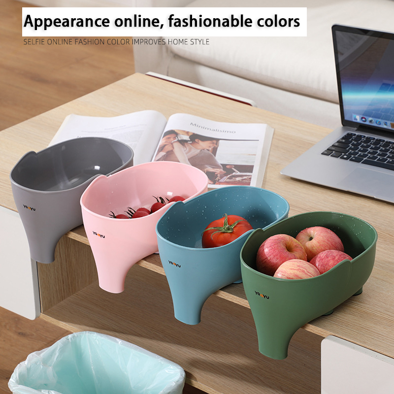 Elephant Drain Basket Multi-purpose Kitchen Storage Drain Basket Household Fruit and Vegetable Basket Plastic Drain Elephant Drain Basket Multi-purpose Kitchen Storage Drain Basket Household Fruit and Vegetable Basket Plastic Drain