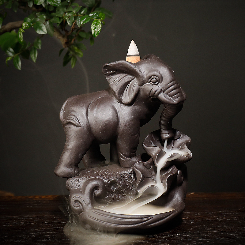 Elephant Incense Burner with 10 Cones Elephant Incense Burner with 10 Cones