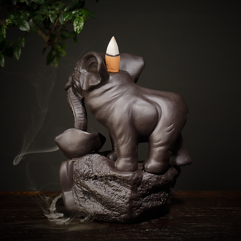 Elephant Incense Burner with 10 Cones Elephant Incense Burner with 10 Cones