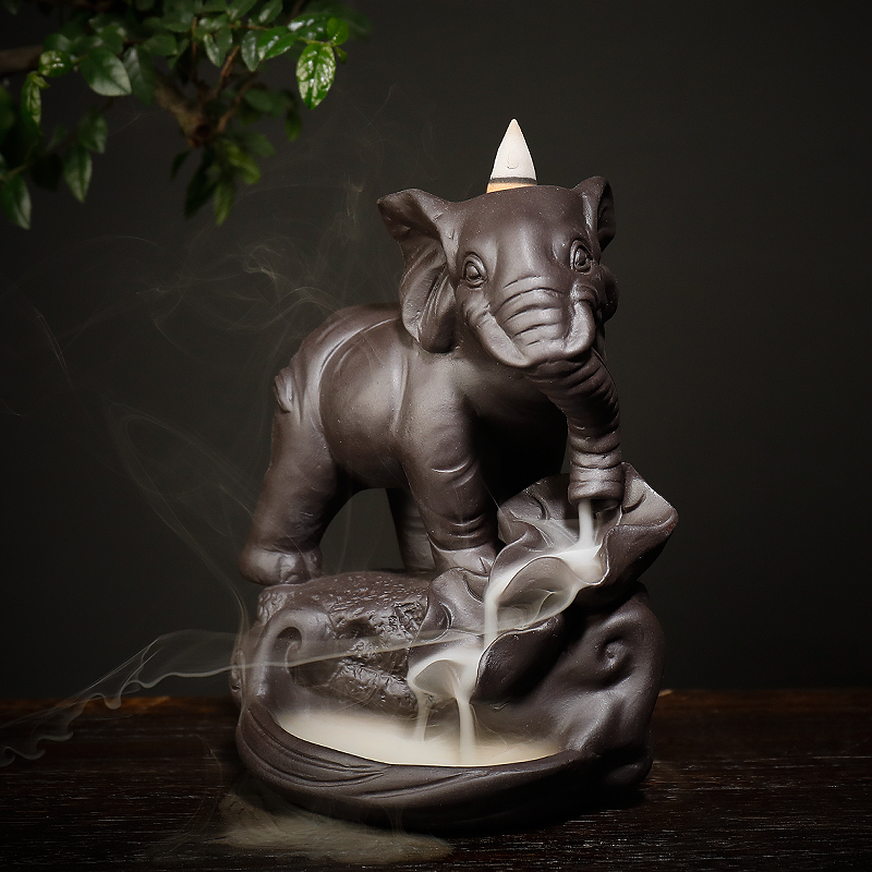 Elephant Incense Burner with 10 Cones Elephant Incense Burner with 10 Cones