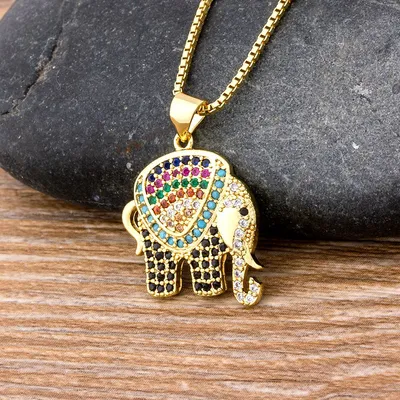 Elephant Necklace Fashionable Ladies Jewelry