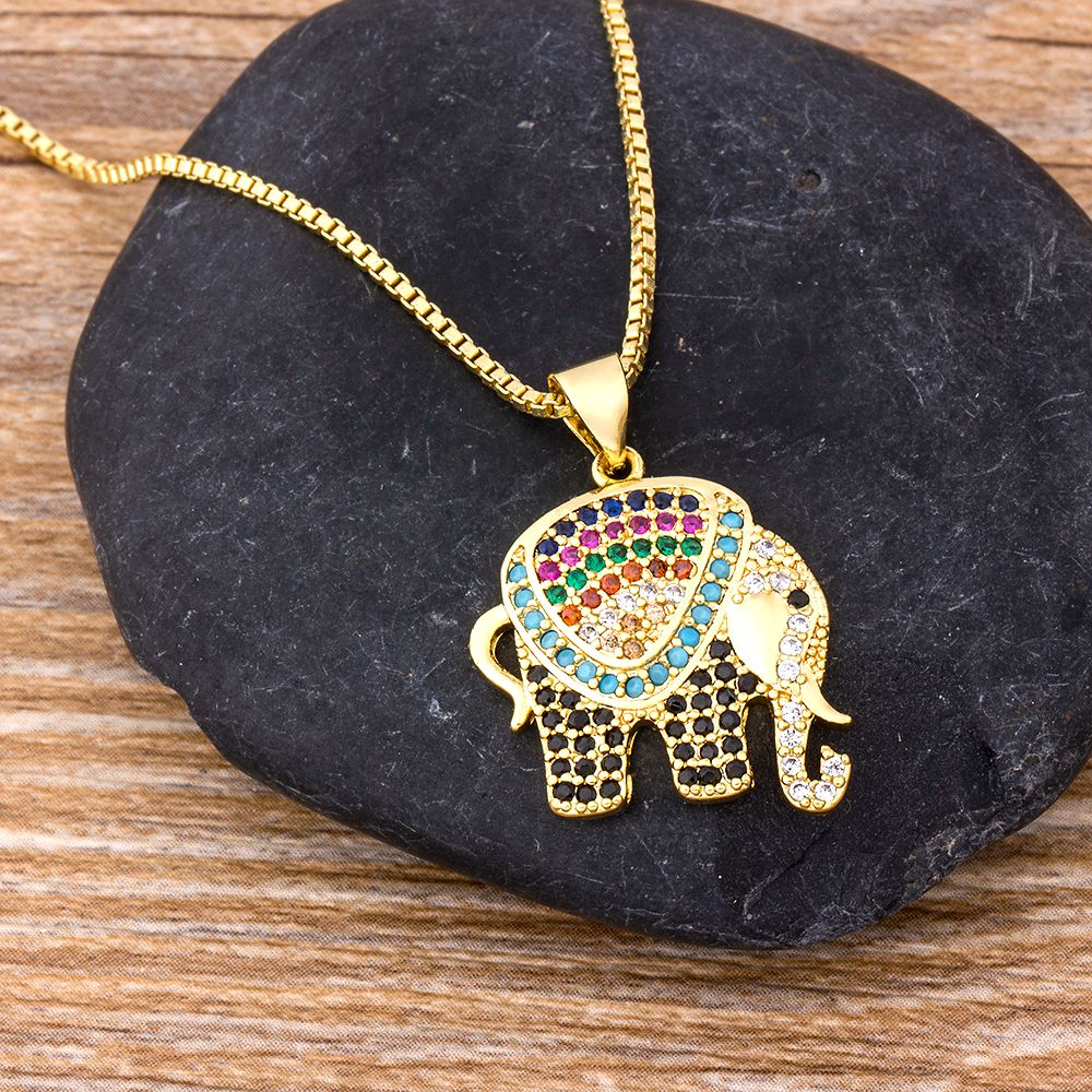 Elephant Necklace Fashionable Ladies Jewelry
