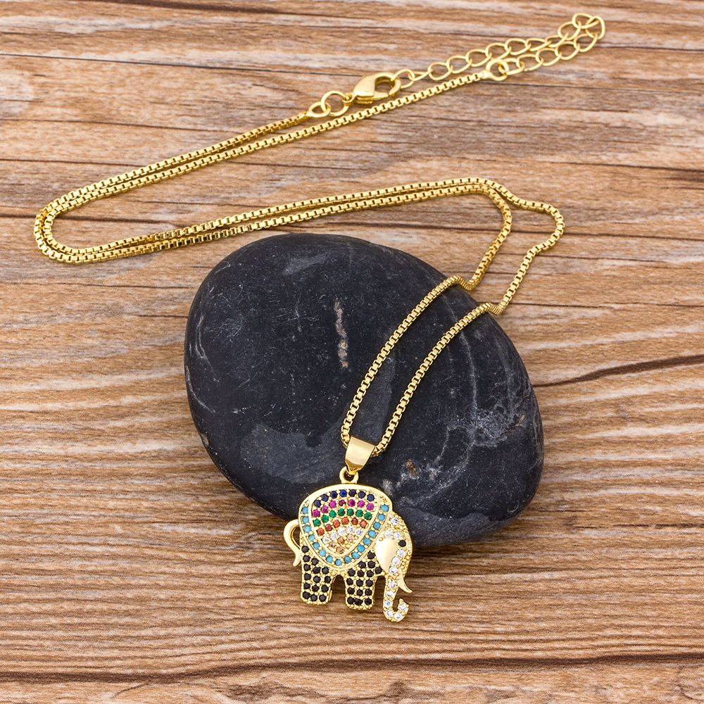 Elephant Necklace Fashionable Ladies Jewelry