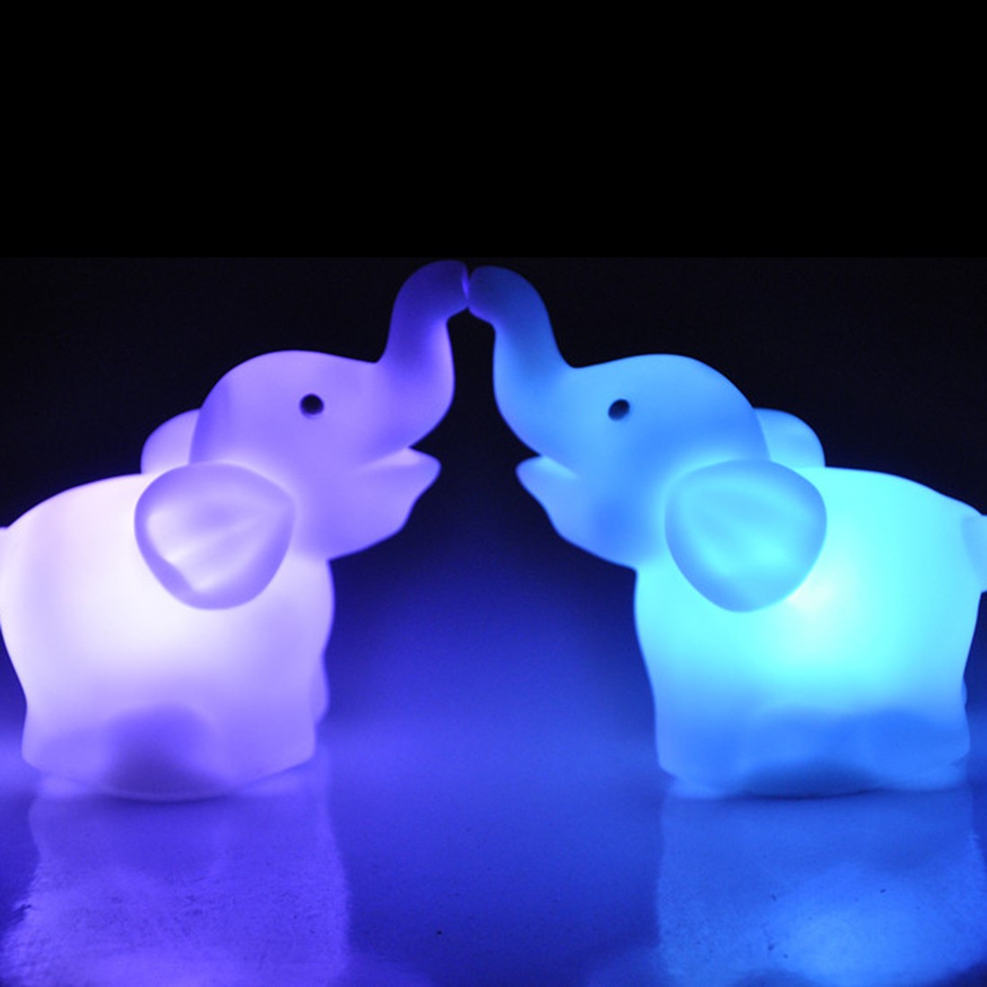 Elephant Night Light Color Changing Lamp