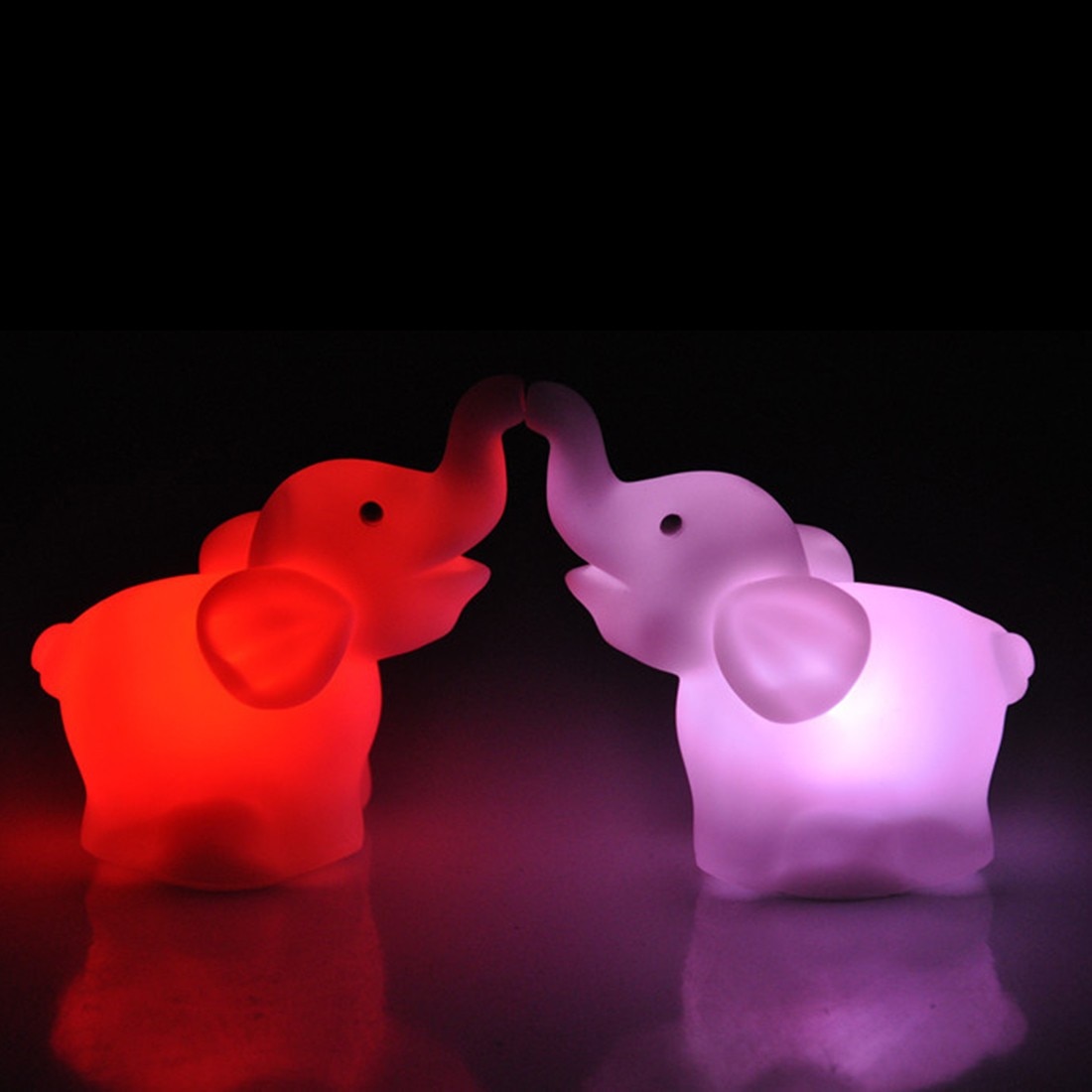 Elephant Night Light Color Changing Lamp