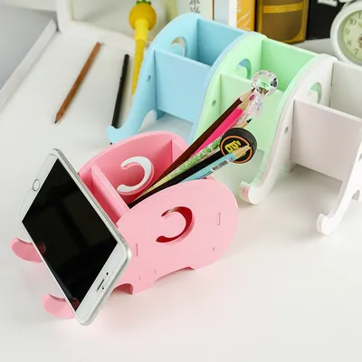 Elephant Pen Holder Multifunctional Phone Rack