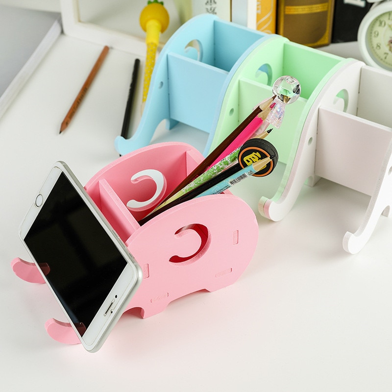 Elephant Pen Holder Multifunctional Phone Rack