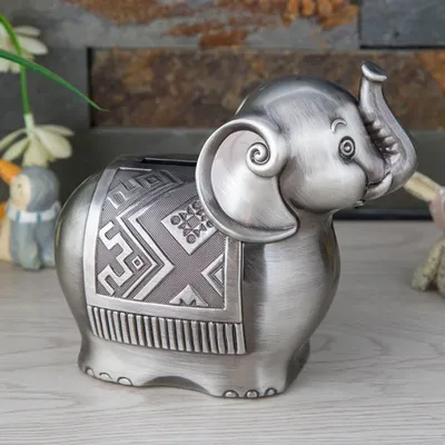 Elephant Piggy Bank Savings Box