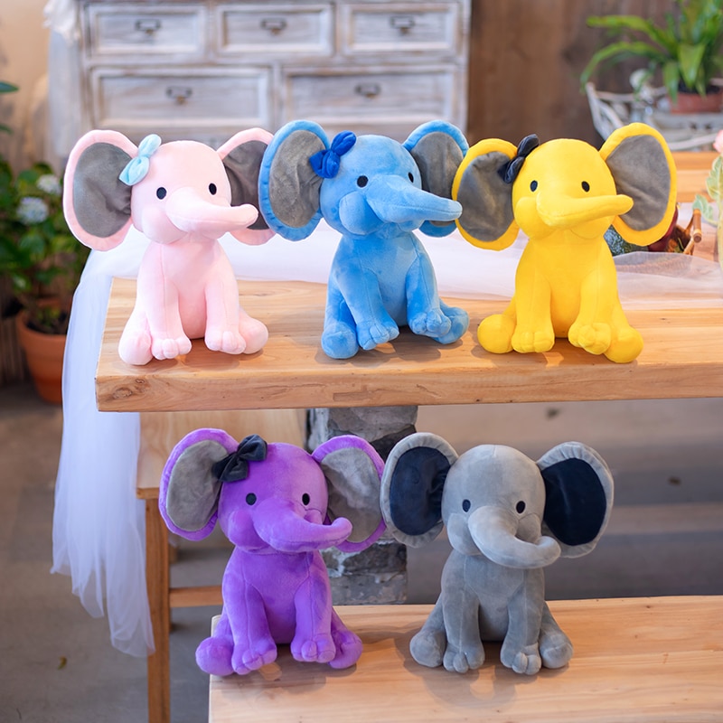 Elephant Plush Toy Kids Bedtime Buddy