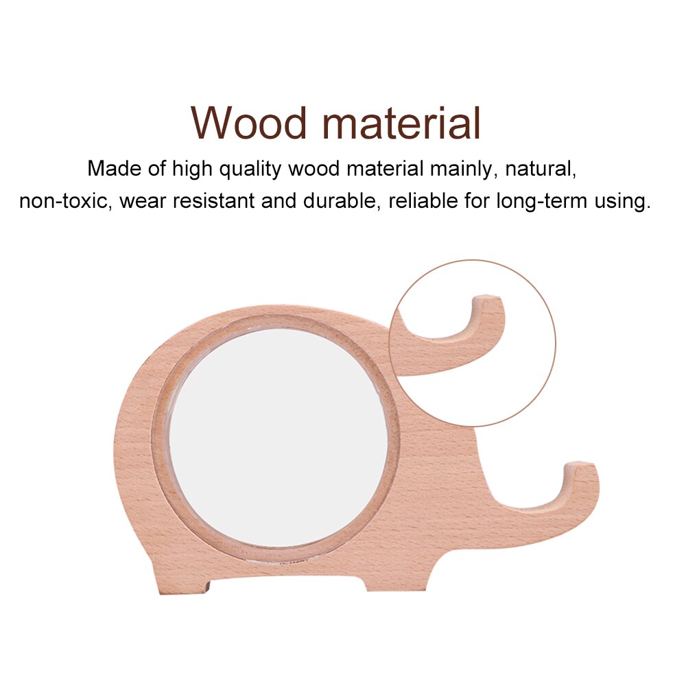 Elephant Wooden Coin Bank