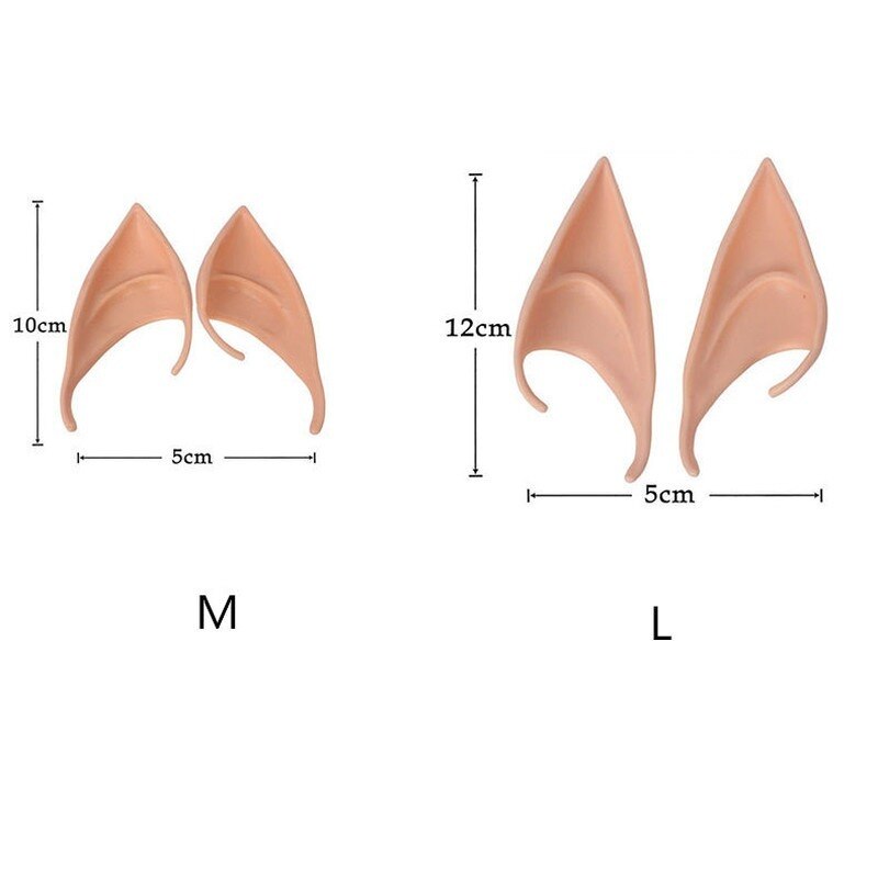 Elf Cosplay Ears Latex Costume Props Elf Cosplay Ears Latex Costume Props