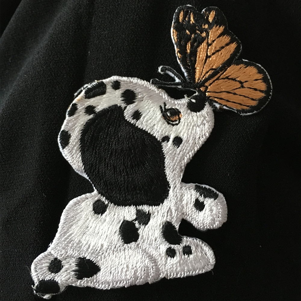 Embroidered Dog Iron On Patch Embroidered Dog Iron On Patch