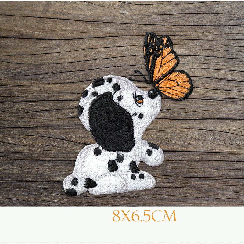 Embroidered Dog Iron On Patch Embroidered Dog Iron On Patch