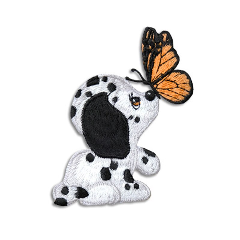 Embroidered Dog Iron On Patch Embroidered Dog Iron On Patch