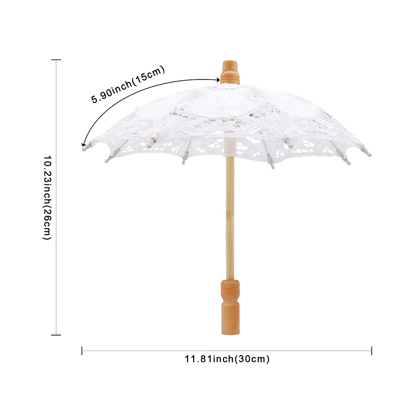 Embroidered Mini Lace Umbrella Embroidered Mini Lace Umbrella