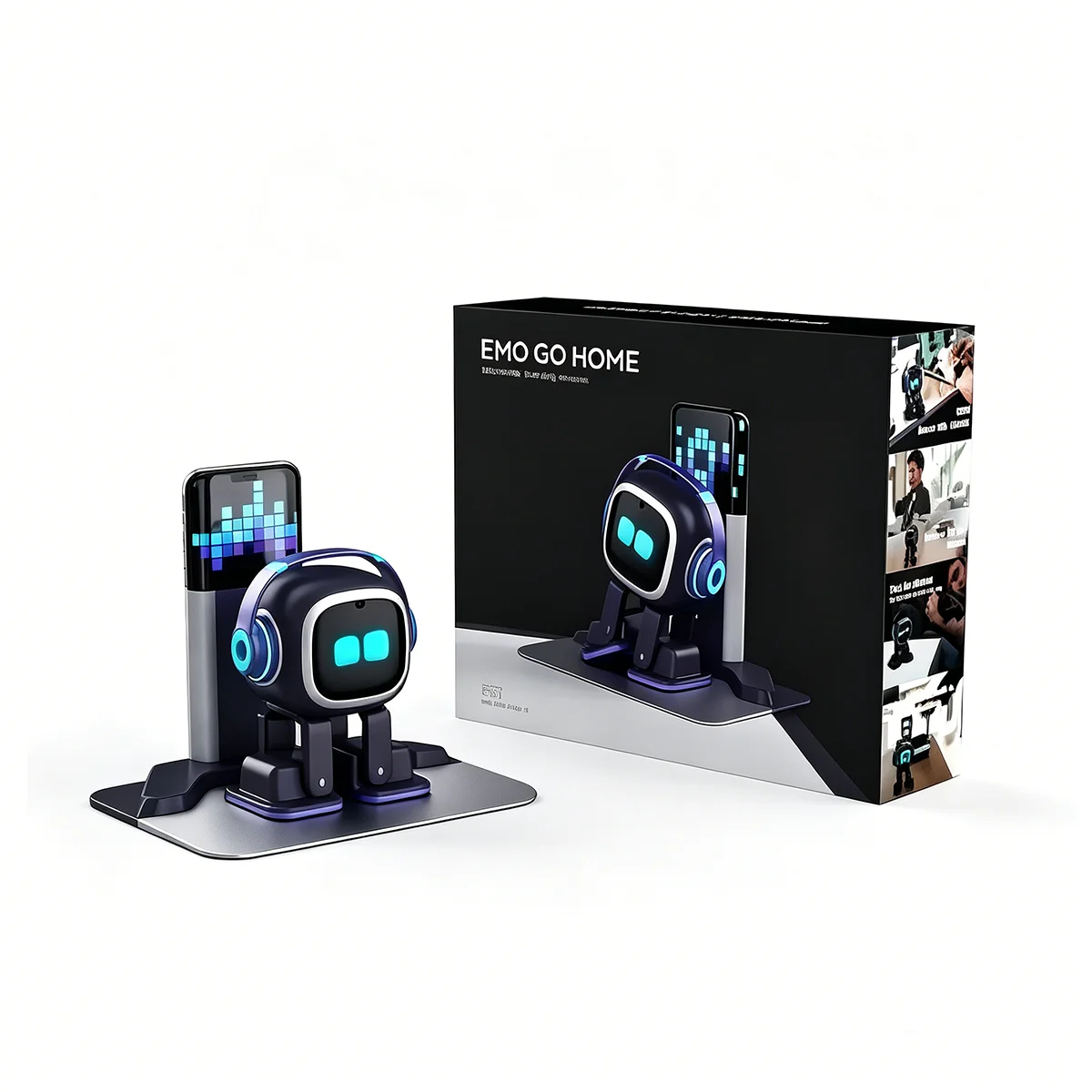 Emo Robot Voice Recognition Pet Robot AI Communication Intelligent Robot Electronic Toys Desktop Companion Robot For Emo Robot Voice Recognition Pet Robot AI Communication Intelligent Robot Electronic Toys Desktop Companion Robot For