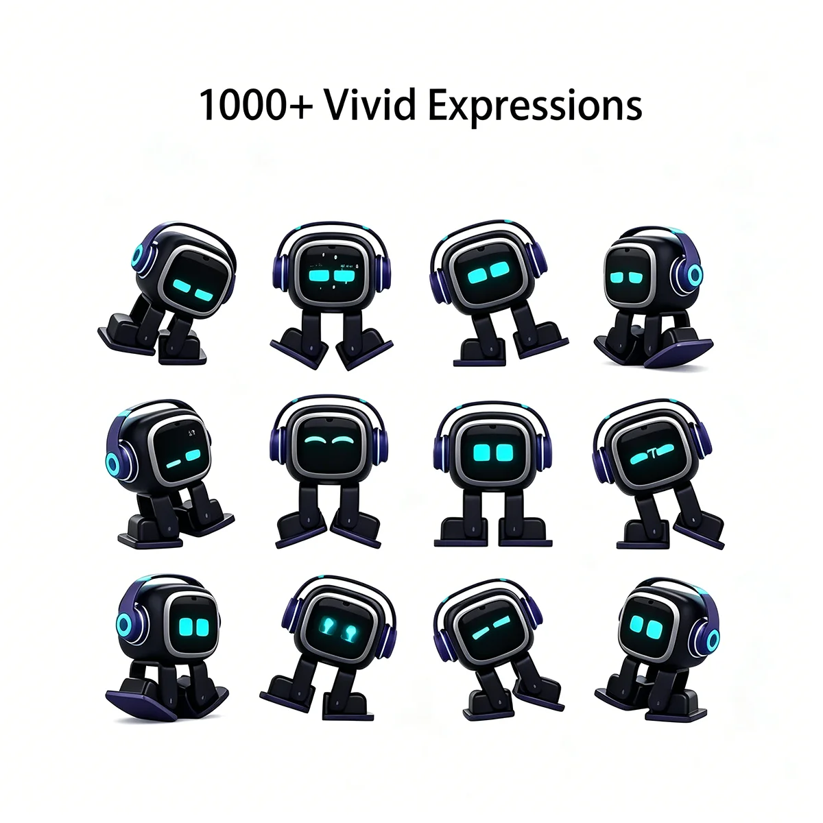 Emo Robot Voice Recognition Pet Robot AI Communication Intelligent Robot Electronic Toys Desktop Companion Robot For Emo Robot Voice Recognition Pet Robot AI Communication Intelligent Robot Electronic Toys Desktop Companion Robot For