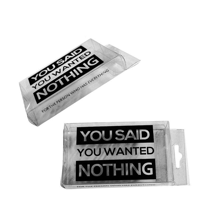 Empty Box Sarcastic Nothing Present
