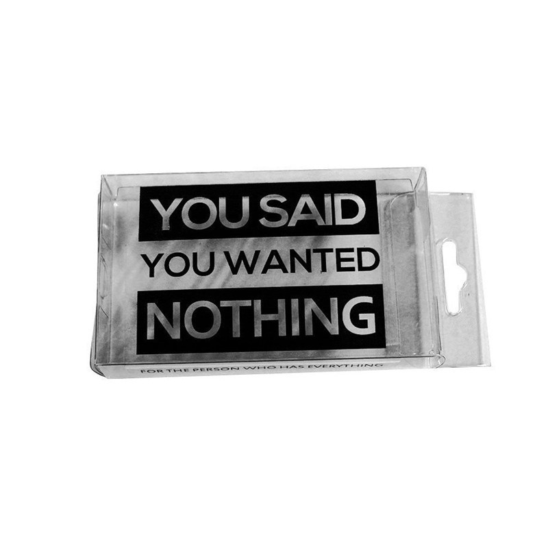 Empty Box Sarcastic Nothing Present