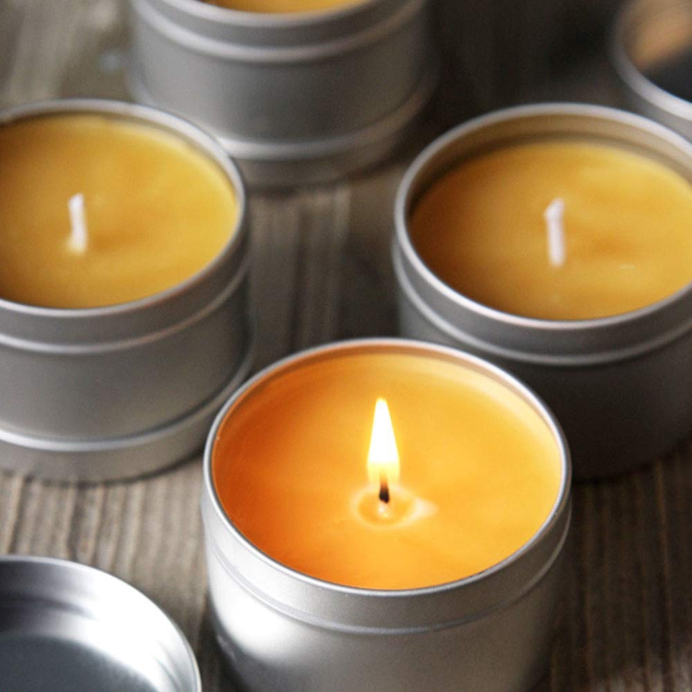 Empty Candle Tins Set (12 Pcs) Empty Candle Tins Set (12 Pcs)