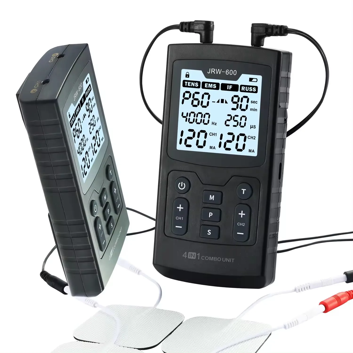 EMS Electric Muscle Stimulator Interferential High-Frequency Medical Physiotherapy Therapy Massager Device IFT RUSS