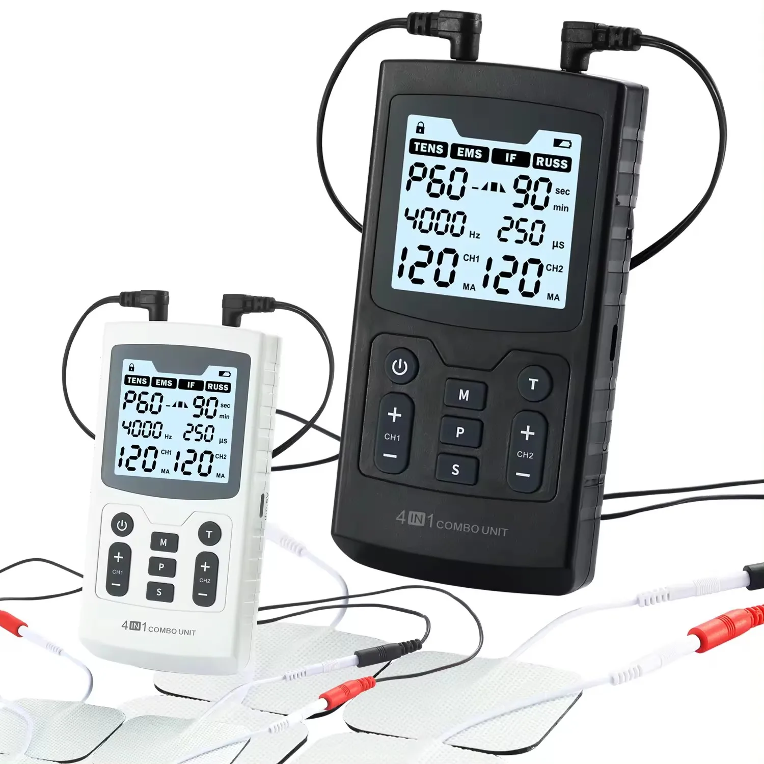 EMS Electric Muscle Stimulator Interferential High-Frequency Medical Physiotherapy Therapy Massager Device IFT RUSS