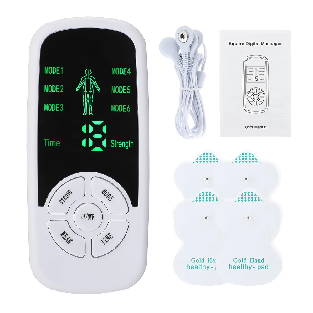 EMS Pulse Electric Muscle Stimulator Back Neck Body Massager Tens Acupuncture Meridian Physiotherapy Digital Massage EMS Pulse Electric Muscle Stimulator Back Neck Body Massager Tens Acupuncture Meridian Physiotherapy Digital Massage